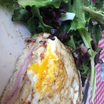 La Parisienne - Croque Madame with salad - Cafes Near Me - Aiken, South Carolina La Parisienne - Croque Madame with salad - Cafes Near Me - Aiken, South Carolina