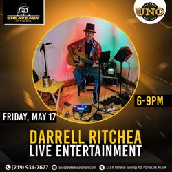 Speakeasy at the Spa - Experience the magic of live music with #DarrellRitcheaMusic on May 17th from 6-9 PM at #SpeakeasyattheSpa!