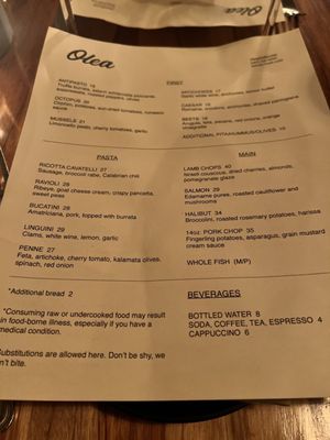 Menu photo 3 Olea Philadelphia, PA