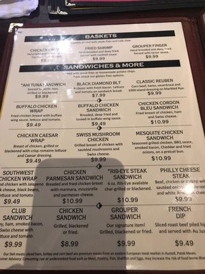 Menu photo 8 Black Diamond Grill Cumming, GA