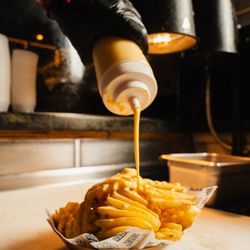 Bacon cheese fries