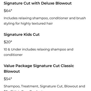Hair Cuttery - Posted pricing - Hair Stylists Near Me - Montclair, Virginia