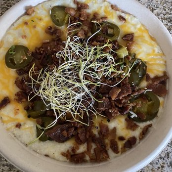The Press - Bacon Jalapeno Bacon Cheese Grits - Coffee & Tea Near Me - Livermore, California The Press - Bacon Jalapeno Bacon Cheese Grits - Coffee & Tea Near Me - Livermore, California
