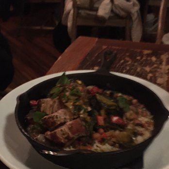 The Floridian - Hoppin John and greens. Served piping hot and was very good. - Southern Near Me - Saint Augustine, Florida The Floridian - Hoppin John and greens. Served piping hot and was very good. - Southern Near Me - Saint Augustine, Florida