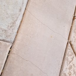 these cracks appeared shortly after the cement dried.