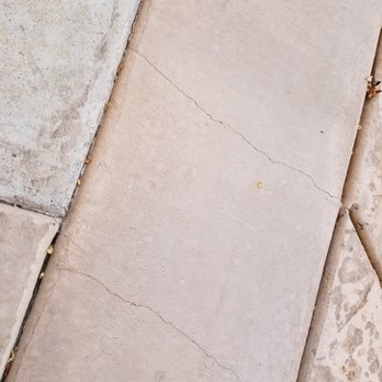 FNS Landscape & Pavers - these cracks appeared shortly after the cement dried. - Masonry/Concrete Near Me