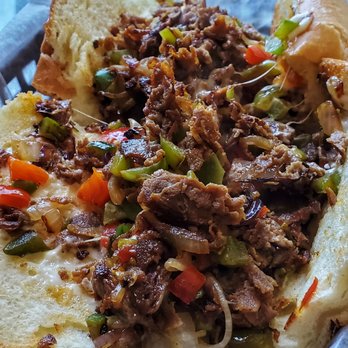 AK Subs - Willy's Philly ribeye steak grilled w onion and pepper combo and served on a toasted soft roll with mayonnaise and provolone cheese $10.60 - Sandwiches Near Me - San Francisco, California AK Subs - Willy's Philly ribeye steak grilled w onion and pepper combo and served on a toasted soft roll with mayonnaise and provolone cheese $10.60 - Sandwiches Near Me - San Francisco, California