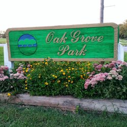 Oak Grove Park - Park sign