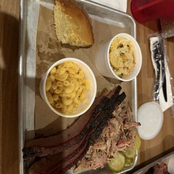 Whatcha Smokin' BBQ & Brew - 2 meat platter - Barbeque Near Me - Luther, Iowa Whatcha Smokin' BBQ & Brew - 2 meat platter - Barbeque Near Me - Luther, Iowa