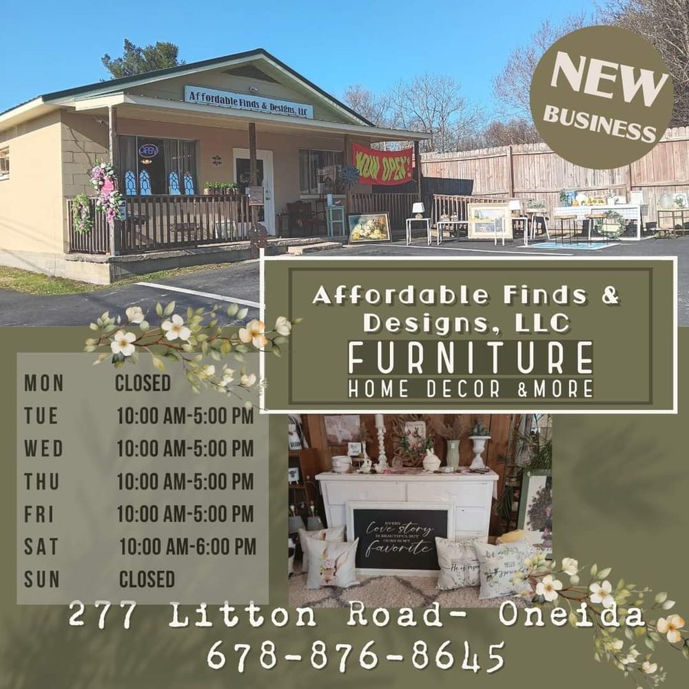 AFFORDABLE FINDS & DESIGNS Updated June 2024 277 Litton Rd, Oneida