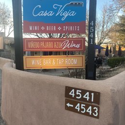 Casa Vieja.  Outdoor sign.