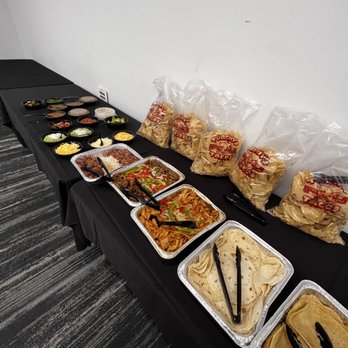 Torchy's Tacos - catering order after we set it all up. - Tacos Near Me - Austin, Texas Torchy's Tacos - catering order after we set it all up. - Tacos Near Me - Austin, Texas