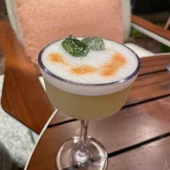 Palm Breeze Bar - Grapefruit Basil Sour - Bars Near Me - Anaheim, California