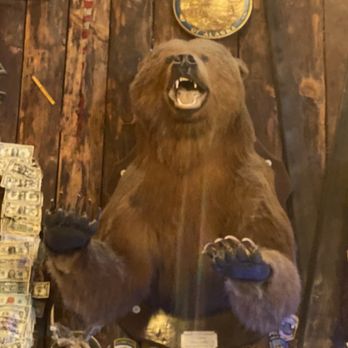 Red Dog Saloon - Giant bear on the wall - American Near Me - Juneau, Alaska Red Dog Saloon - Giant bear on the wall - American Near Me - Juneau, Alaska