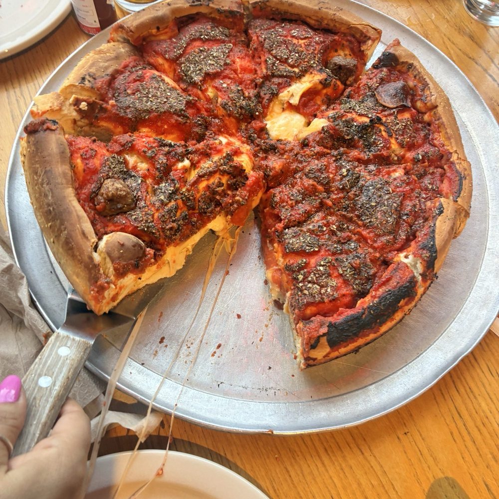 Papa Del's Pizza - Large Deep Dish - Pizza Near Me - Champaign, Illinois Papa Del's Pizza - Large Deep Dish - Pizza Near Me - Champaign, Illinois