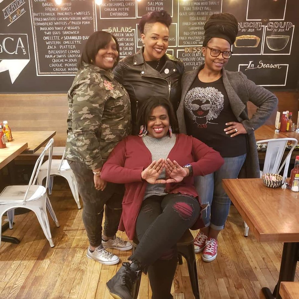 Zaca Cafe - My sorors & I after our bellies were full - Coffee & Tea Near Me - Brooklyn, New York Zaca Cafe - My sorors & I after our bellies were full - Coffee & Tea Near Me - Brooklyn, New York
