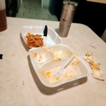 Mariscos La Fiesta - The aftermath of the langosta plate!! - Seafood Near Me - Lawndale, California