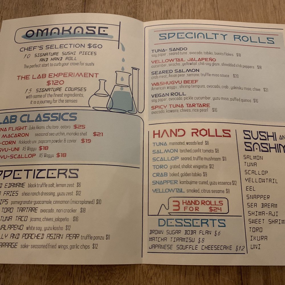 Sushi Lab Rooftop - Menu - Japanese Near Me - New York, New York Sushi Lab Rooftop - Menu - Japanese Near Me - New York, New York