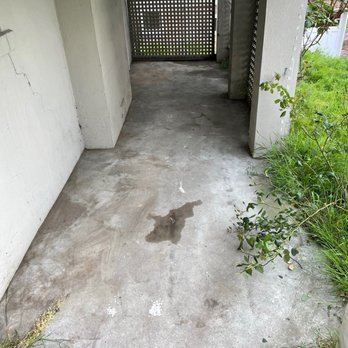 DH Services - This had been an outside storage area full of junk. He cleared it out completely and then swept up so it was practically spotless. - Junk Removal & Hauling Near Me