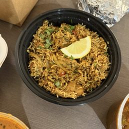 Chicken Biryani - very spicy