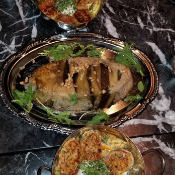 Basbussa - Makluba and Salmon Kofta - Middle Eastern Near Me - Los Angeles, California