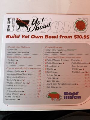 Menu photo 1 Yo Bowl Plano, TX Menu photo 1 Yo Bowl Plano, TX