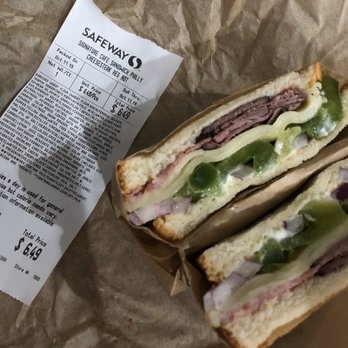 Safeway - Safeway RB's version of a Philly Cheesestake ‍ - Grocery Near Me - Seattle, Washington