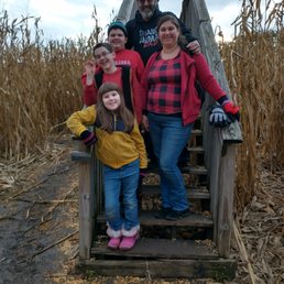 Family Picture in the Corn Maze - 2021