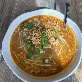 Rod D by Sitti - N16. Tom Yum Noodle Soup with Pork - Thai Near Me - Brookline, Massachusetts Rod D by Sitti - N16. Tom Yum Noodle Soup with Pork - Thai Near Me - Brookline, Massachusetts