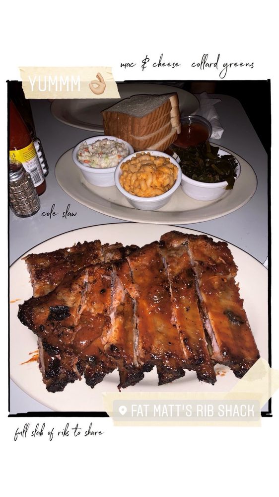 Social spots from Fat Matt's Rib Shack