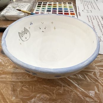 Hello Pottery - painted bowl! - Paint-Your-Own Pottery Near Me - Irvine, California