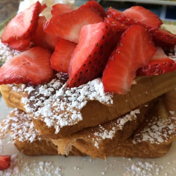Sand Dollar Pancake House & Restaurant - Nutella French toast topped with fresh strawberries - amazing - American Near Me - Lavallette, New Jersey Sand Dollar Pancake House & Restaurant - Nutella French toast topped with fresh strawberries - amazing - American Near Me - Lavallette, New Jersey