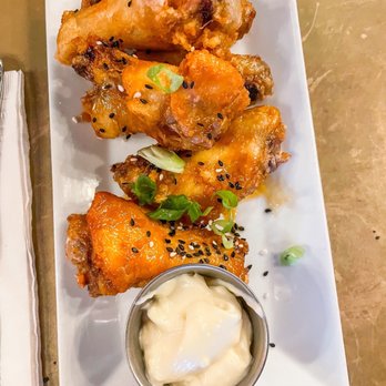 State Lunch - Sriracha Chicken Wings - Comfort Food Near Me - Augusta, Maine