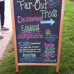 Far-Out Fred's Food Truck - Here is are the entrees!