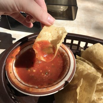 Monroe's Restaurant - Salsa is a little spicy with fresh chucks of Chile. Chips were a little on the salty side, but not a dealbreaker for me. - Breakfast & Brunch Near Me - Albuquerque, New Mexico