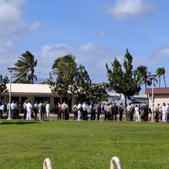 Pearl Harbor - Line for pre visit personal item check in - Visitor Centers Near Me - Honolulu, Hawaii