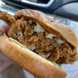 KFC - Big chicken Crispy Colonel Sandwich mmmmmm