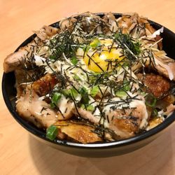 Donburi - BBQ chicken rice bowl