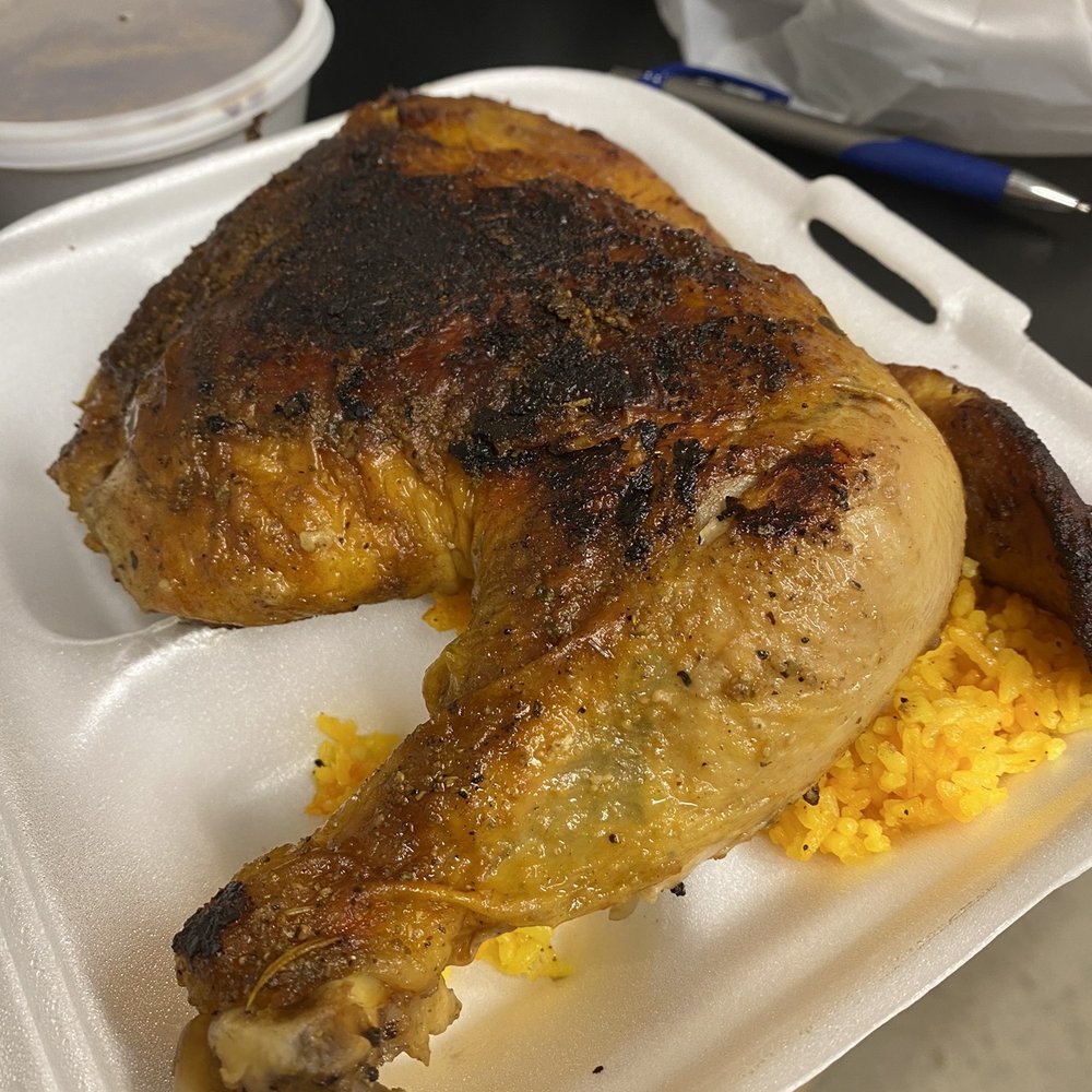 Salt & Pepper Chef - Chicken lunch with rice beans and plantains - Latin American Near Me - Pompano Beach, Florida Salt & Pepper Chef - Chicken lunch with rice beans and plantains - Latin American Near Me - Pompano Beach, Florida