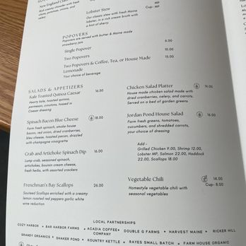 Jordan Pond House - Menu - Seafood Near Me - Seal Harbor, Maine Jordan Pond House - Menu - Seafood Near Me - Seal Harbor, Maine