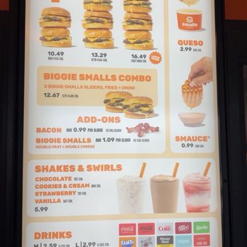 Smalls Sliders - This is the menu - New American Near Me - Clearwater, Florida Smalls Sliders - This is the menu - New American Near Me - Clearwater, Florida