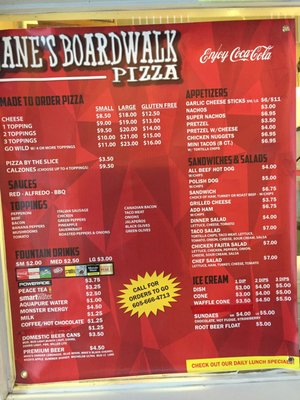 Menu photo 2 Jane's Boardwalk Pizza Keystone, SD Menu photo 2 Jane's Boardwalk Pizza Keystone, SD