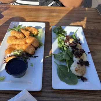 The Channelside - Fried cheese curd and scallops appetizer - American Near Me - Clayton, New York The Channelside - Fried cheese curd and scallops appetizer - American Near Me - Clayton, New York