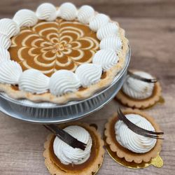 Tastries Bakery - Pumpkin cream cheese pie