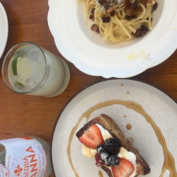 Terra - Hella small portions plus look at that ugly smudge on the pasta plate. Clean it up guys. - Italian Near Me - Santa Clara, California