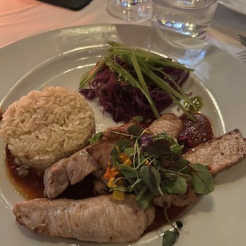 Sazon - Pork loin with mole coloradito - Mexican Near Me - Santa Fe, New Mexico