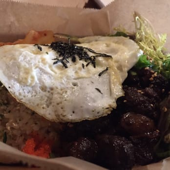 KoJa Kitchen - Short rib over brown rice plus egg. Egg was nice and runny. - Japanese Near Me - San Francisco, California KoJa Kitchen - Short rib over brown rice plus egg. Egg was nice and runny. - Japanese Near Me - San Francisco, California