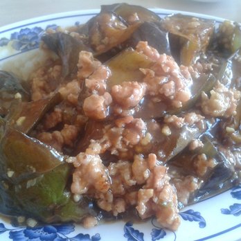 Golden Duck - Eggplant with pork hash - Seafood Near Me - Honolulu, Hawaii Golden Duck - Eggplant with pork hash - Seafood Near Me - Honolulu, Hawaii