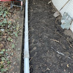 Wizard Basement Waterproofing - In process