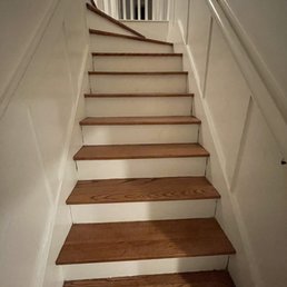 Refinished stairs. All old wood!!